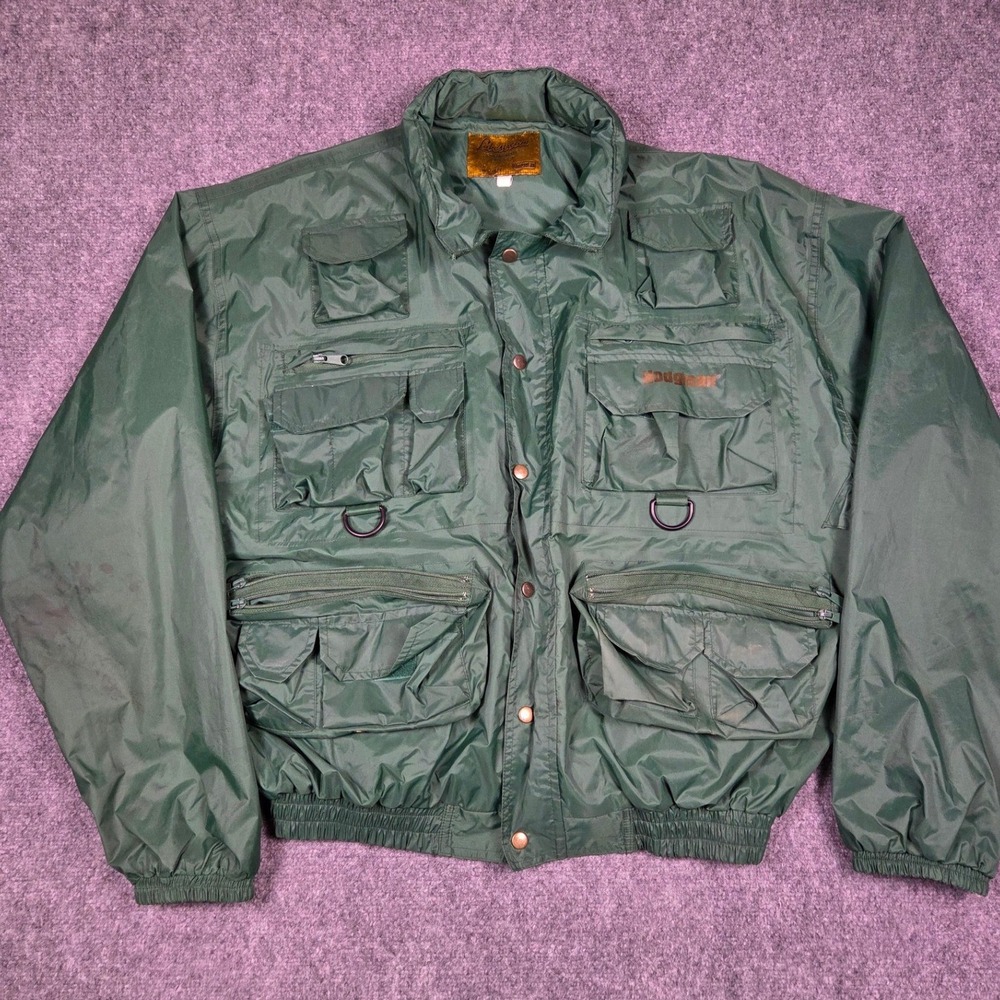 Lakestream Sportsman's Jacket Mens XL Green Hodgman Utility Fishing 3952